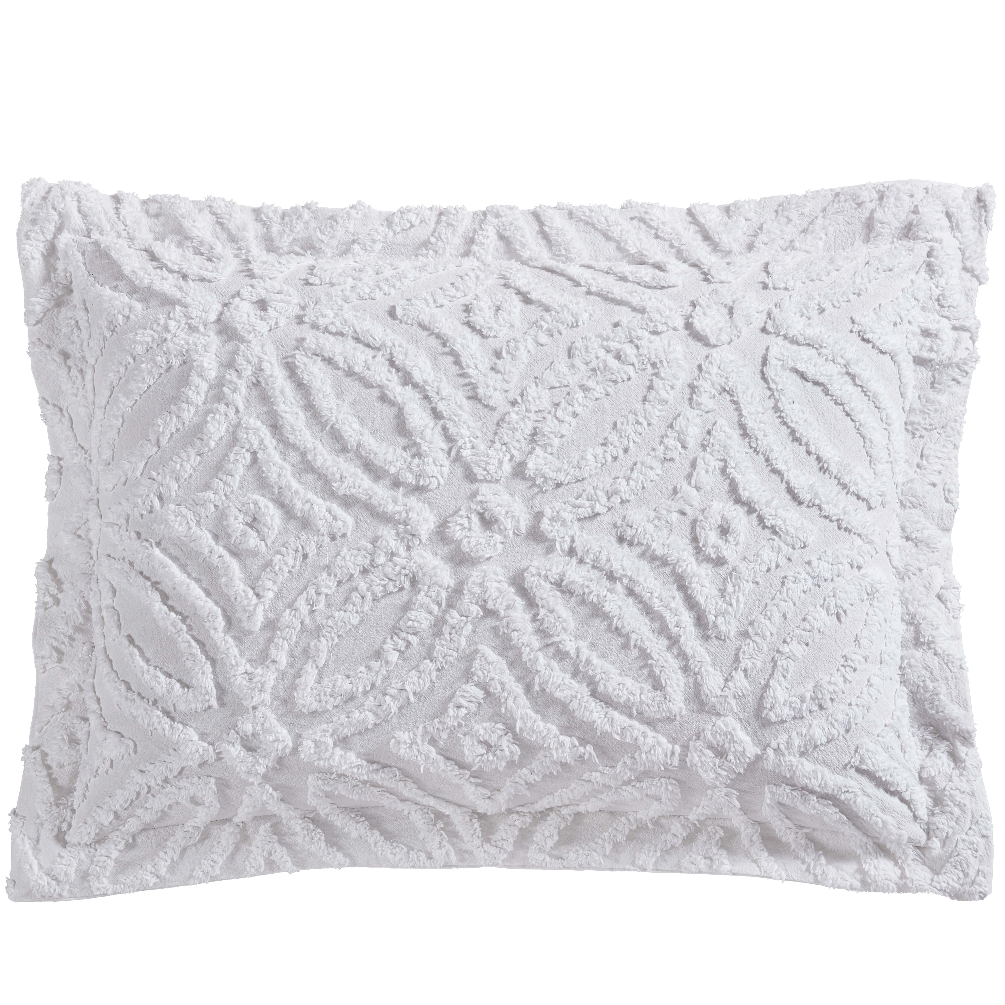 Alicia Wedding Ring Chenille Collection White - Full