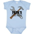 thumbnail image 3 of Inktastic Papa's Little Helper Boys Baby Bodysuit, 3 of 5