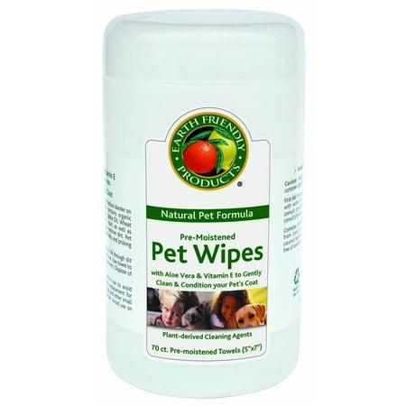 ECOS Pet Wipes Pre-Moistened Towels, 70 Ct (Best Eco Friendly Cleaning Products)