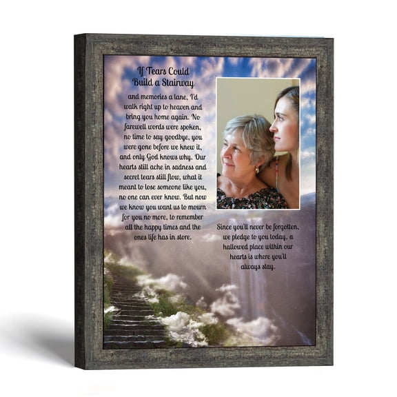 Memorial Picture Frame, If Tears Could Build a Stairway Sympathy Gift