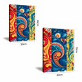 thumbnail image 4 of 3 Piece Vintage Floral Paisley Canvas Wall Art, 4 of 8