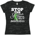 thumbnail image 3 of Inktastic Mental Health Awareness Stop the Stigma Women's T-Shirt, 3 of 5
