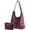 Red-1, variant on Deago Tote Bags for Women Suede Shoulder Bag Slouchy Bag Hobo Office Tote Handbag Purses (Coffee)