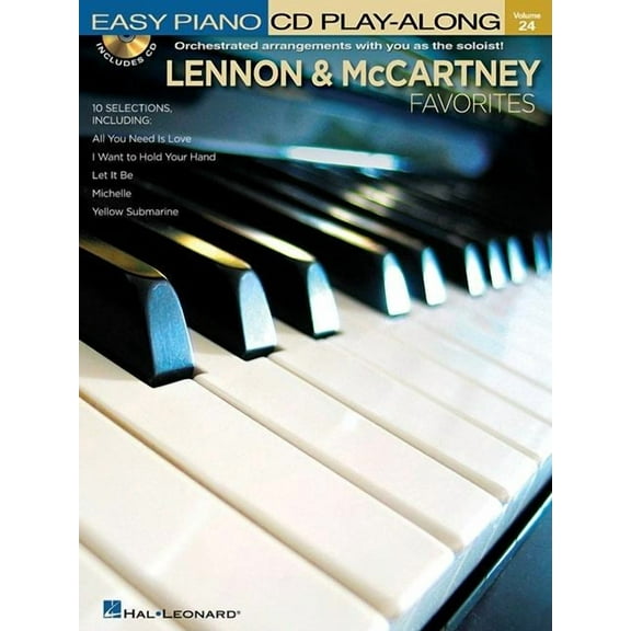 Lennon McCartney Favorites: Easy Piano CD Play-Along Volume 24