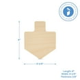 thumbnail image 4 of Chunky Dreidels Wooden Cutouts 4-inch, Pack of 100 Hanukkah Ornaments, Wood Blanks for Chanukah Decorations & Crafts, by Woodpeckers, 4 of 6