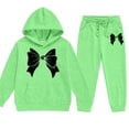 thumbnail image 2 of MuXiKeJi Clothes Toddler Girl Clothes Cute Print Long Sleeve Sport Sweatshirt Pullover Tops + Joggers Pants Kids 2pcs Outfits Fall Winter Suit, 2 of 4