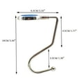thumbnail image 3 of BE-TOOL Handbag Hook Table Hook Hanger Bag Holder Bear 35 Pounds Weight for Christmas Stockings Bag Zinc Alloy White, 3 of 8