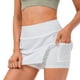 thumbnail image 1 of Faldas de tenis para mujer con bolsillos Falda pantalón de golf atlética Forro 2 en 1, 1 of 7