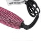 thumbnail image 4 of Hair Straightener Brush Stylish Rhinestones Fast Heating Straightener Comb for Hair Styling Rose Red Plug 220V, 4 of 5
