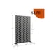 thumbnail image 5 of 72 pulgada h x 47 pulgada w metal privacy screen - freestanding outdoor privacy panels para patio, lawn, garden, deck, balcony, home outdoor divider con stand, 5 of 7