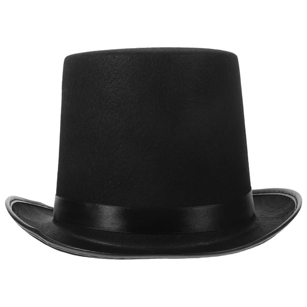 Sombrero de mago Sombreros de Lincoln Sombrero de copa Sombrero de mago Fiesta de disfraces Accesorio (Negro)