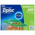 thumbnail image 1 of Ziploc Brand Sandwich Bags, 150-count, 4-pack, 1 of 1