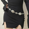 thumbnail image 3 of Women's Retro Bohemian Ethnic Metal Chain High-level Sense Of Waist Chain With Skirt Decoration Trim Waist, 3 of 9
