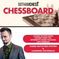 thumbnail image 2 of Tablero de ajedrez GothamChess, piezas magnéticas plegables de madera, 2 of 6