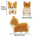 thumbnail image 2 of Xihbxyly Ofertas Diarias Del Dia Lindo Muñeco de Perro Corgi de Juguete para Niña Durmiendo En La Cama con Muñeca, Linda Decoración para El Hogar, 2 of 2