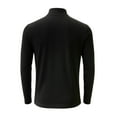 thumbnail image 4 of MakTee Mock Neck Long Sleeve T-Shirt Heavy-Weight Ultra-Soft 100% U.S. Cotton, 4 of 8