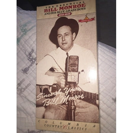 Bill Monroe Bluegrass Music - the essential bill monroe and his blue grass boys columbia Two Audio Cd