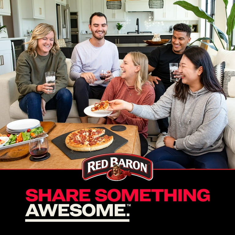 Red Baron Pepperoni Deep Dish Personal Frozen Pizza, 11.2 oz