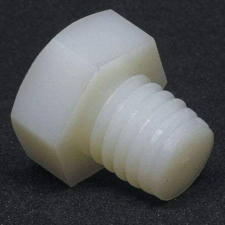 

ZoroSelect 3/8 -16 Not Graded Hex Head Cap Screw Nylon 10 PK