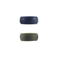 thumbnail image 2 of Solutions Adult Male 4pc Blue Army Green Black Silicone Ring Set - Size 9/10, 2 of 4