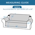 thumbnail image 3 of CHOK Housse de Sofa Antidérapante Réversible Matelassée Housse de Canapé Imperméable Résistante aux Déchirures Protège-Meubles pour Enfants Animaux 3 Tailles et 9 Couleurs, 3 of 9