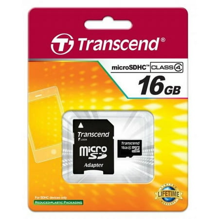 Image of Samsung Galaxy Express Cell Phone Memory Card 16GB microSDHC Memory Card with SD Adapter