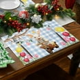 thumbnail image 1 of asddcavvf Easter Bunny Egg Pattern Linen Print Kitchen Dining Room Insulated Decorative Placemat（9） Dining Table Place Mats for 4 or 6, 1 of 6