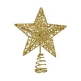 thumbnail image 3 of Adorno de Navidad con forma de estrella Strade Fareast Limited purpurina a prueba de roturas Oro, 3 of 7