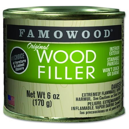 FamoWood Original Wood Filler - 1/4 Pint, Red Oak