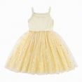 thumbnail image 1 of NIEWTR Robe en Tulle à Rayures pour Bébé Fille, Robe de Demoiselle d'Honneur pour Tout-Petit, Robe de Bal Formelle pour Mariage et Thé (Jaune, 6-12 Mois), 1 of 9