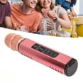 thumbnail image 3 of Karaoke  Microphone, Reverberation Microphone Speaker Rechargeable Capacitive  for PC for Smartphones Black,Silver,Pink,Gold, 3 of 7