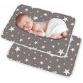 thumbnail image 1 of 2 Pack Baby Waterproof Changing Mat Portable Nappy Change Mat Unisex Infant Diapering Pads, 1 of 4