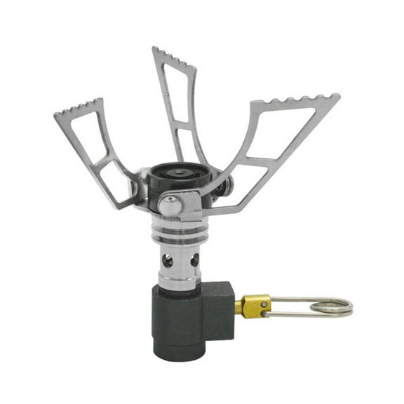 Outdoor Folding Tiny Camping Gas Stove Pocket Cooking Furnace Burner Stainless Steel Fangkenuo