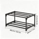 thumbnail image 3 of Under Bed Shoe Rack, 2-Tier Space Saving Organizer with Non-Slip Design, Sturdy Durable for Dorm Closet, 3 of 6