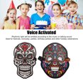 thumbnail image 3 of Cubierta Facial LED, Control De Voz, Tamaño Ajustable, Cubierta Facial Iluminada, Cable EL Colorido Para Fiesta Para Niños, 3 of 7