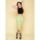 thumbnail image 2 of Pantalón Capri gabardina Mujer Push Up confort verde claro SAVI JEANS SB4215V, 2 of 3