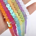thumbnail image 4 of Sturdy Plastic Sequins for Stage Costumes Crafting Sewing Accessories Party Attire Supplies, 4 of 9