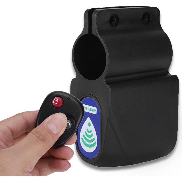 Alarma antirrobo para bicicleta de 120db, alarma para bicicleta con Control remoto inalámbrico ultraligero de 0,1 kg, bloqueo de alarma de seguridad para ciclismo