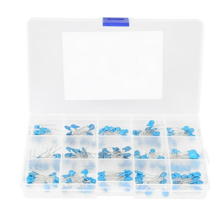

180Pcs 100pF-10000pF 15 Value 1kV High Voltage Ceramic Capacitors Assortment Kit