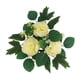 thumbnail image 4 of Anillos de vela, coronas pequeñas, coronas artificiales, candelabro, guirnalda de velas, mesa para decoración del hogar, fiesta navideña leche blanca, 4 of 8
