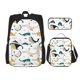 thumbnail image 1 of Fotbe Cute Whale Set Escolar 3 en 1 para Niños - Mochila Duradera con Lonchera Aislante y Estuche para Lápices - Mochila Escolar para Niños y Niñas, 1 of 7