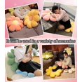 thumbnail image 4 of Flower Pillow, Flower-Shaped Throw Pillow Butt Seating Cushion Flower Floor Pillow, Cute Decorative Plush Pillow for Chair Bed Sofa (Green, 14.9, 4 of 4