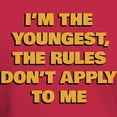 thumbnail image 3 of CafePress - I'm The Youngest Dark T Shirt - Men's Classic Graphic Cotton T-Shirt, 3 of 4
