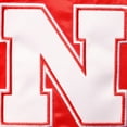 thumbnail image 6 of Men's Scarlet/Black Nebraska Huskers Big & Tall Reversible Satin Full-Zip Jacket, 6 of 6