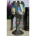 thumbnail image 6 of Ebros Howling Gray Wolf In Starry Night Wine Goblet With Celtic Knotwork 7oz, 6 of 7