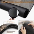 thumbnail image 6 of Coffee Mat for Countertops, Marble Black Gold Grey Abstract Dish Drying Mat 2 Pcs for Kitchen Coffee Bar Accessory, Fit Under Coffee Maker Espresso Machine Dish Rack Hide Stain Rubber 12x19in, 6 of 6