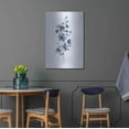 thumbnail image 4 of Luxe Metal Art 'Floral Blue' by Incado, Metal Wall Art, 24"x36", 4 of 9