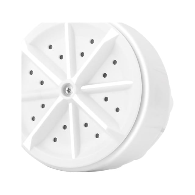 Lavadora de turbina portátil, mini lavado de turbina ultrasónica Mini lavadora de turbina ultrasónica Lavadora de turbina blanca Rendimiento lleno de energía