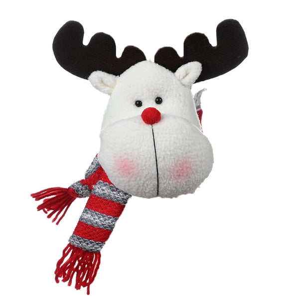 Inteprter Hogar Navidad cortina hebilla Tieback dibujos animados Santa Claus muñeco de nieve ventana decoración Navidad cortina abrazadera escaparate Kits de decoración para fiestas Alce Inteprter HA070235-03B