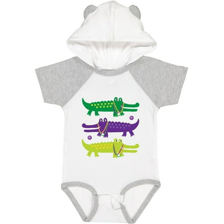 

Inktastic Mardi Gras Holiday Alligators Gift Baby Boy or Baby Girl Bodysuit
